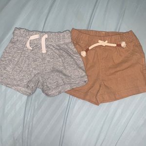Newborn boy 2-pack shorts